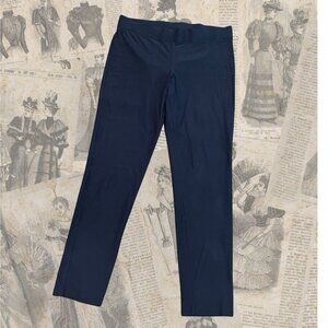 Eileen Fisher Viscose Blend Slim Fit Pull-On Pants in Brown -  L - GUC - Easy!